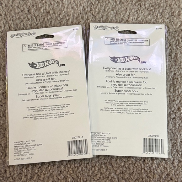 Hot Wheels Sticker Sheets - Colorful Cars - Picture 6 of 6